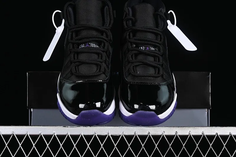 All categories Air Jordan Jordan series basketball shoes Air Jordan 11 Air Jordan 11 Retro AJ11 Joe 11 patent leather black and purple CT8812-999